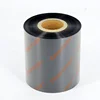 55mm*300m Wash Resin Ribbon Black Washable Heat Transfer Ribbon to Print Care Nylon Label