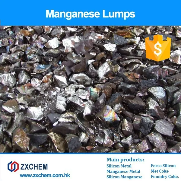 high quality manganese lumps 95% 97%, electrolytic manganese