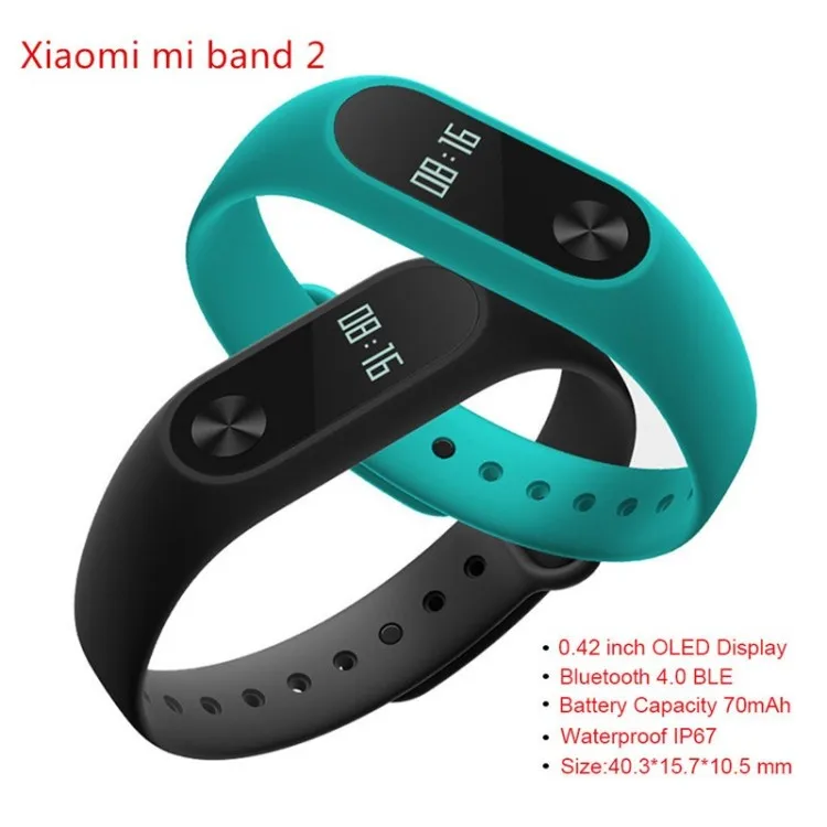 Original Xiaomi Mi Band 2 Smart Watch Bracelet Smart Wristband Pedometer Sleep Tracker Mi Band2