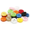 wholesale 16L 18L white black colorful resin round 4 hole custom shirt buttons