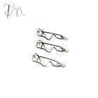 Hot sale Custom Order Stainless Steel Crimped Safety Pin For Decorative Badge Safety Pin