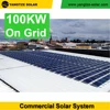 free shipping 100kw solar panel system grid tied systems