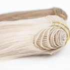 The Best Quality Russian Hair Cuticle Aligned Hair Hand Tied Weft Hair Extension