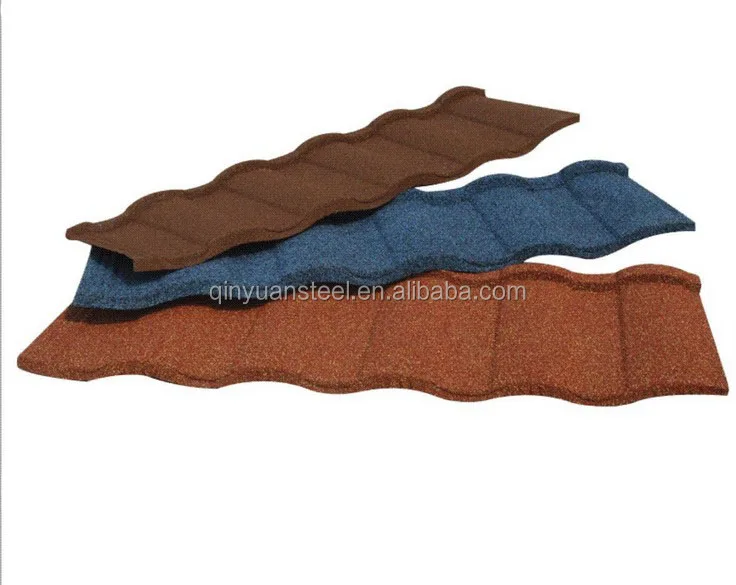0.38mm Stone Coated Metal Roof Sheet Metal Corrugated Tile Roofing for Nigeria KenyaTanzania