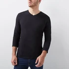 Blank Custom Design Men's Gym Clothing With Logo Printing Blank Men Black Boys T Shirt