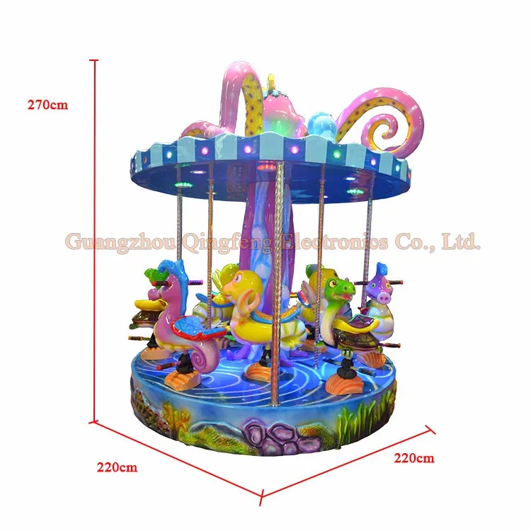 amusement rides 9 seats ocean ride on horse carousel machine animal ride games sale for playland