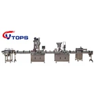 2019 Vtops Automatic Dry Curry Chilli Spices Powder Auger Filler Machine Prices / Filling Capping Labeling Line for Bottles Jars