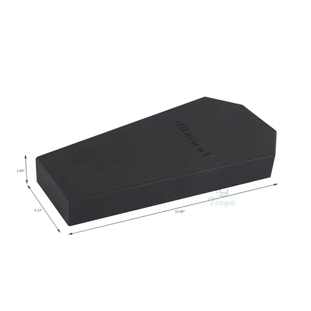 black custom cardboard paper coffin box