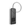 BUBM Padlock Portable Touch Security for Suitcases Handbags Smart Fingerprint Lock