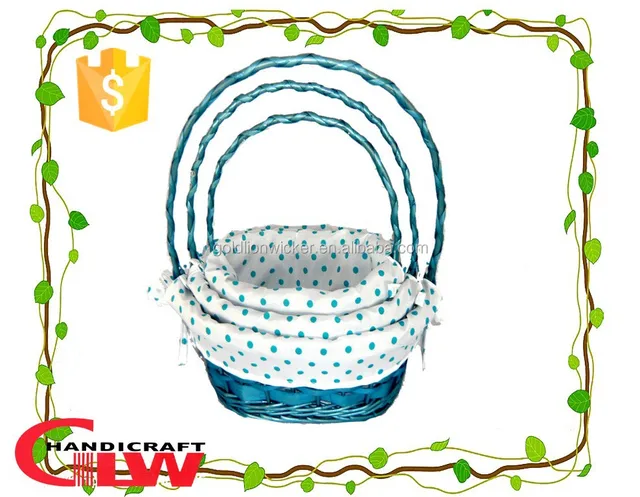 backorignal woodchip&wicker material gift basket fruit basket