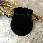 Small Velvet Pouch Dust Bag With Custom Logo For Jewelry