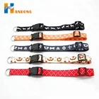 Dog Collars Metal Collar Custom Printed Metal Buckles Double Padded Pet Polyester Dog Collars