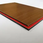 Alushine 3mm 4mm pe/pvdf wood plastic composite exterior wall cladding