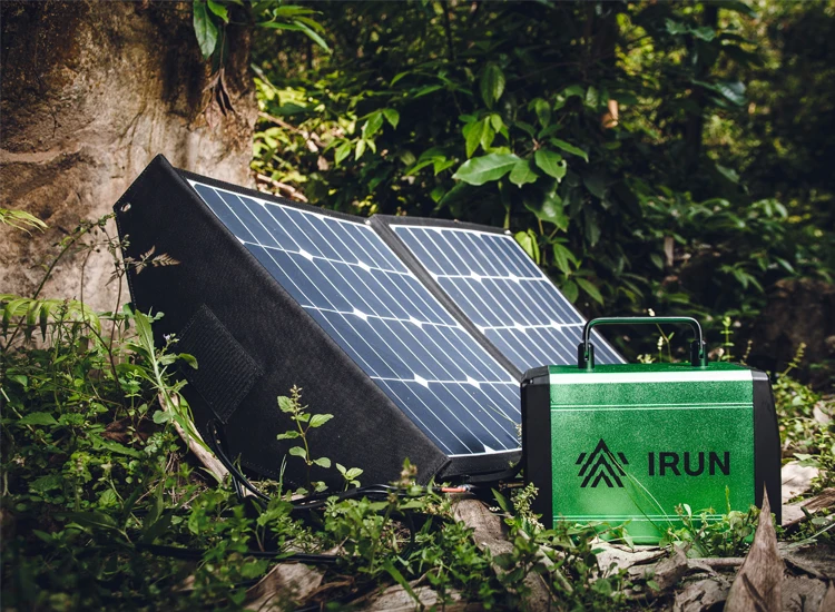 Supply 500W portable quiet and clean solar power generator source for camping outdoor .jpg