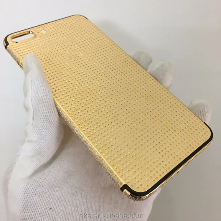 luxury gift for iphone 7 24k gold housing