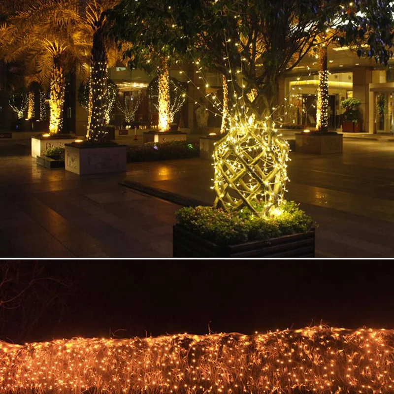 led holiday christmas string light lamp rgb white warm white adjustable holiday light (7)