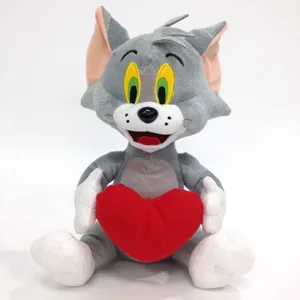 custom stuffed animal cat funny grey mouse plush toys for kids