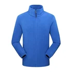 Custom cheap polyester plain men's winter coat polar fleece jacket for man