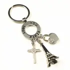Factory new customized zinc alloy enamel metal key chain
