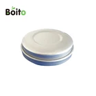 Natural color and flavor available white sugar-free mint hard candy rotatable tin packing