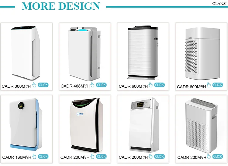 House Hepa Filter Negative Ionizer Air Purifiers Portable Home Commercial Air Purifier