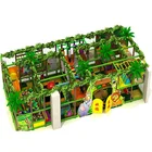 Soft Play Kids Games Naughty Castle, Forest style Indoor Playground Toy Equipments