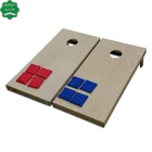 Unfinished half inch top grade birch plywood pocket hole cornhole game set