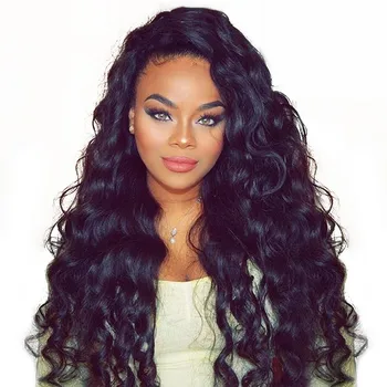 Sexy Hanyi 360 Lace Frontal Wig Pre Plucked Russian Hair Loose
