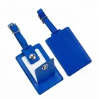 Wholesale Waterproof Custom ID Name Paper Card Travel Leather Luggage Baggage Tags with Metal Buckle