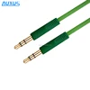 flat audio 3.5mm to 3.5 mm male to male aux cable for car/headphone/MP4/MP3