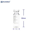 Glass Chromatography Vial Chromatography Glass Vial 1.5ml Clear Glass Chromatography 11mm Crimp Vial With Write On Spot
