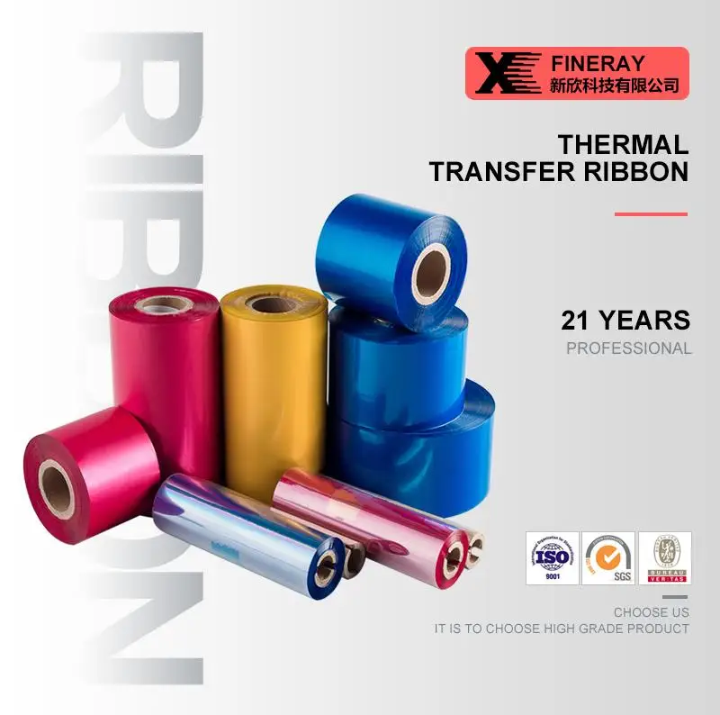 YD-783 multi color TTR thermal transfer wax resin ribbon