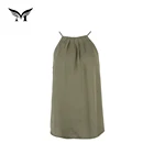 New look pancy design oem popular spaghetti strap funny women casual sexy shirt