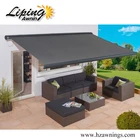 Motorized Retractable Pergola Awning With Dooya Tubular Motor