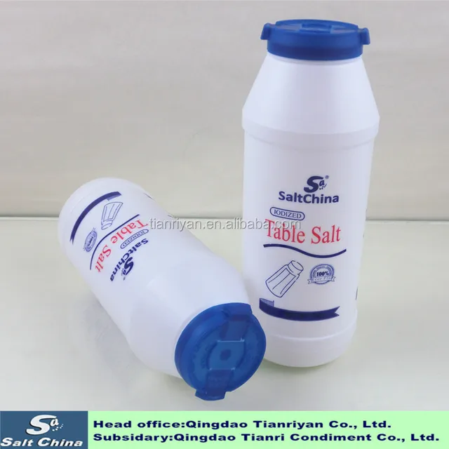 iodized salt in bottles