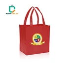 Hot selling China Supplier Eco Friendly Reusable Fabric Gift Shopping Packing Tote Non Woven Merry Christmas Bag