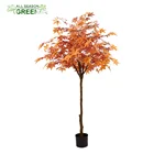 ASG home & garden artificial ornamental plants cheap red maple tree bonsai