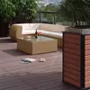 Beautiful patio designs with deck furniture, deck lighting, tech decks