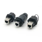 panel mount 8 pin waterproof ethernet rj45 connector