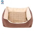 2019 new design wholesale bamboo luxury custom dog bed cushion cooling pet dog cat bed