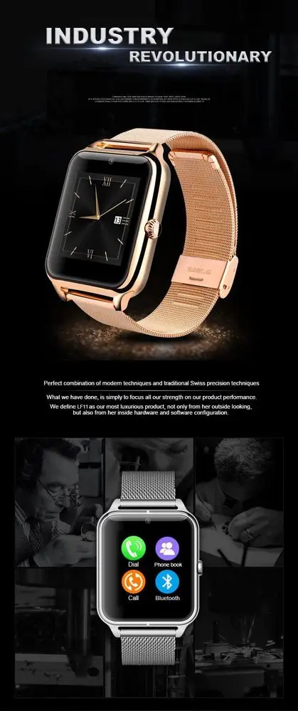 LF11 Bluetooth Smart Watch Phone 2G Internet NFC Support SIM TF Card Wearable Devices SmartWatch For Apple Android Phone