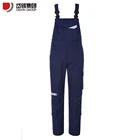 reflective tape fireproof Arc army protection men welding overall workwear with bib pants