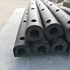 high quality durable D type marine rubber fender for sale