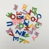 Assorted letters with different size engrave craft decoration wooden alphabet
