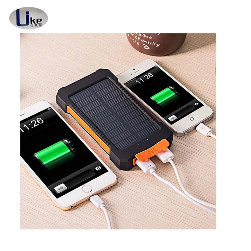 New Products 2018 Dual USB Port Waterproof Solar Power Bank New 10000mAh Power Bank - ANKUX.COM