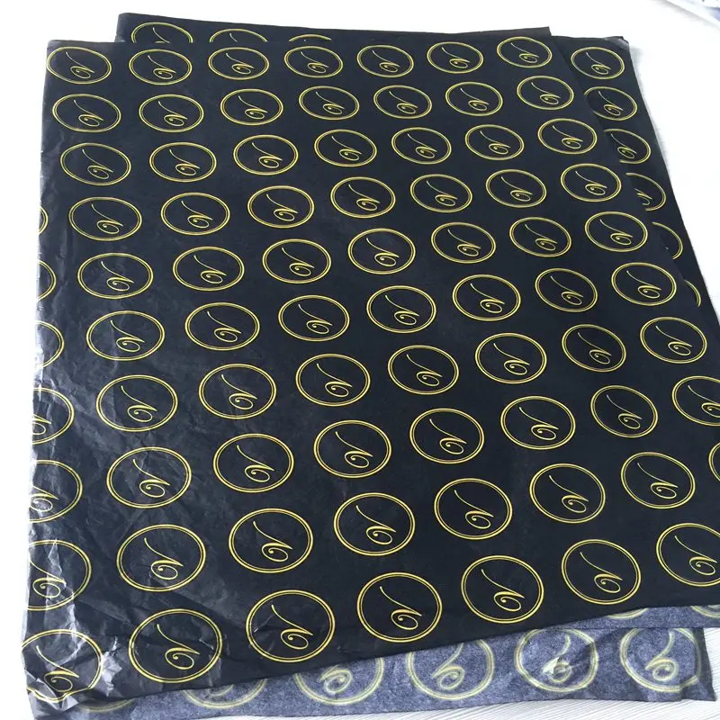 printed tissue paper with company logo