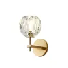 Decorative Moroccan Gold Bronze Crystal Ball Wall Sconce Wall Lamp