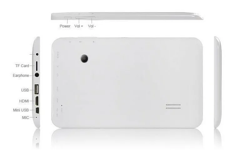 FreeShip Boda Dual Core 7 Inch Capacitive Screen 8G Android 4.2.2 HD OTG WIFI GPU Mali 400MP Tablet PC Two Camera cheap