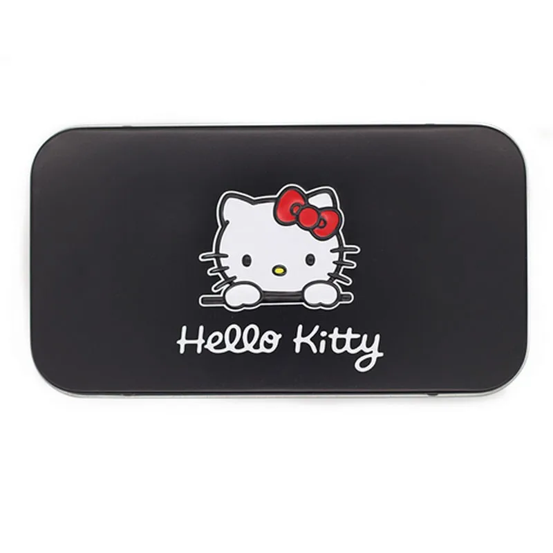 木製ハンドル7ピースかわいい化粧ブラシセットハローキティブラシセット用女性メイク 問屋・仕入れ・卸・卸売り
