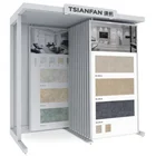 Exhibition display stand Metal material ceramic tile Display Rack